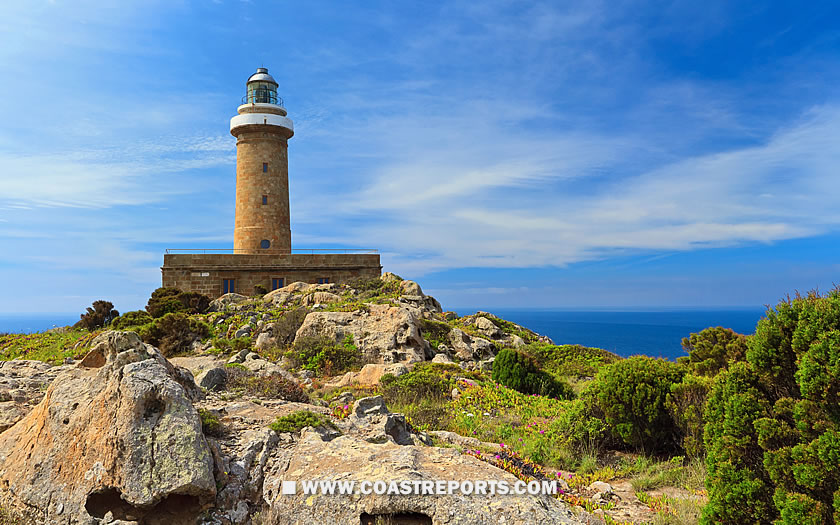 The lighthouse at Capo Sandalo on Isola di San Pietro